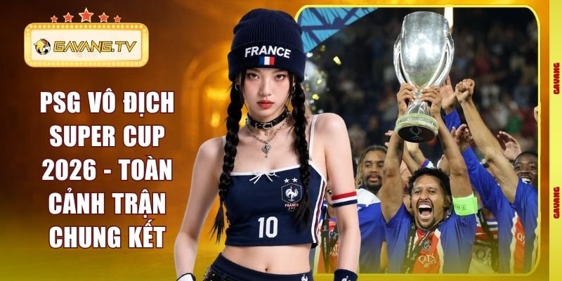 PSG Vô Địch Super Cup